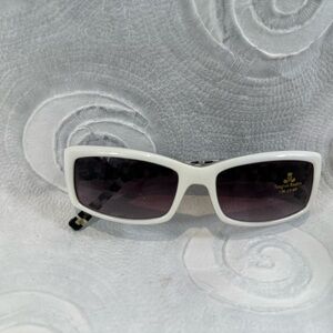 MacKenzie-Childs White Sunglasses